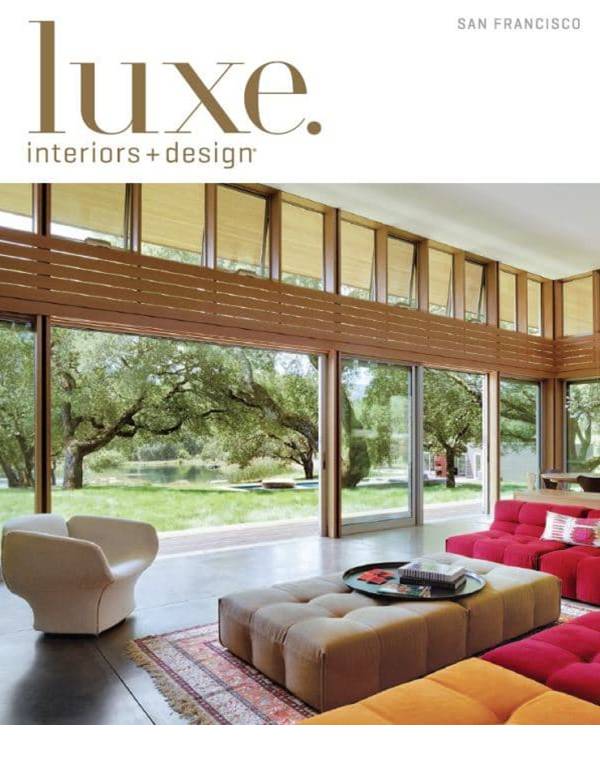 Luxe Magazine Features Amy Weaver Designs © Amy Weaver Interior Design San Francisco